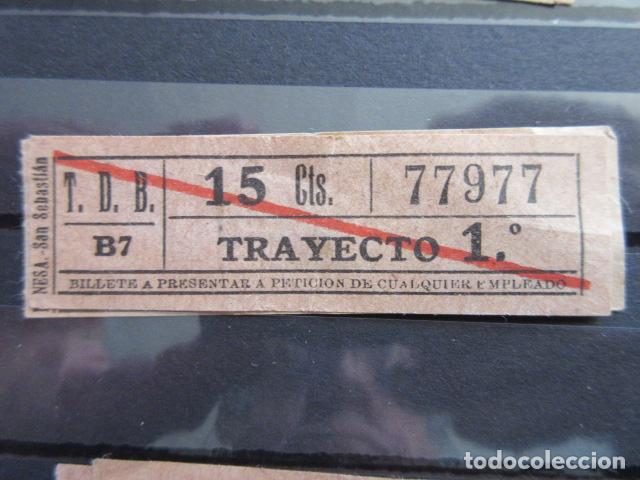 Coleccionismo Billetes de transporte: REF: LL-1234 - COLECCION LEE INTERIOR CAPICUA 77977 \\ NESA // T.D.B. \\TRANVIAS BARCELONA TRAY DIFE