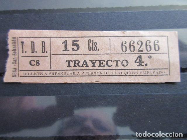 Coleccionismo Billetes de transporte: REF: LL-1234 - COLECCION LEE INTERIOR CAPICUA 66266 \\ NESA // T.D.B. \\TRANVIAS BARCELONA TRAY DIFE