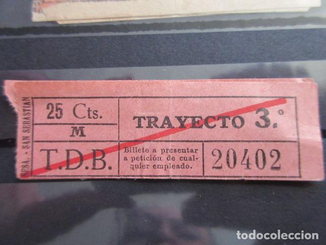Collectables Transport Tickets: REF: LL-1234 - COLECCION LEE INTERIOR CAPICUA 20402 \\ NESA // T.D.B. \\TRANVIAS BARCELONA TRAY DIFE