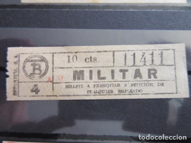 Coleccionismo Billetes de transporte: REF: LL-1234 - COLECCION LEE INTERIOR CAPICUA 11411 \\ EMPORIUM // MILITAR 4