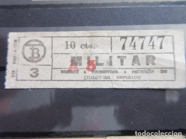 Coleccionismo Billetes de transporte: REF: LL-1234 - COLECCION LEE INTERIOR CAPICUA 74747 \\ EMPORIUM // MILITAR 3