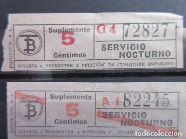 Sammeln von Fahrkarten: REF: LL-1234 - COLECCION LEE INTERIOR \\ EMPORIUM // SERVICIO NOCTURNO CAPICUA 72827