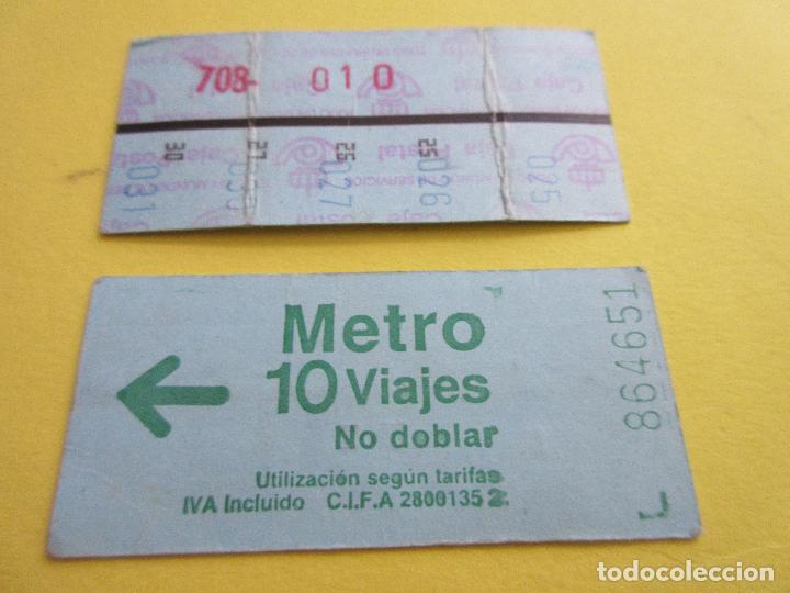 Coleccionismo Billetes de transporte: COLECCION METRO MADRID REFERENCIA: REFMM01 - VERDE 10 VIAJES L - LEER INTERIOR CAJA POSTAL