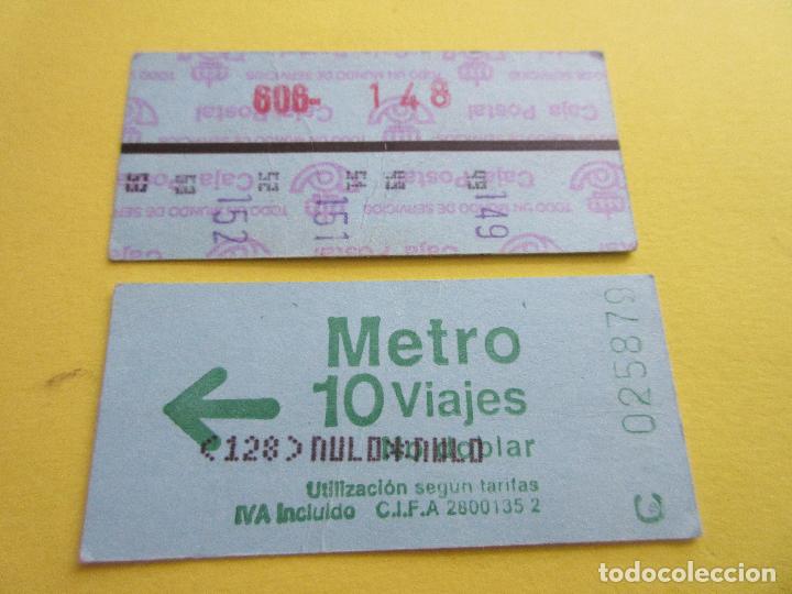Coleccionismo Billetes de transporte: COLECCION METRO MADRID REFERENCIA: REFMM01 - VERDE 10 VIAJES C NULO - LEER INTERIOR CAJA POSTAL