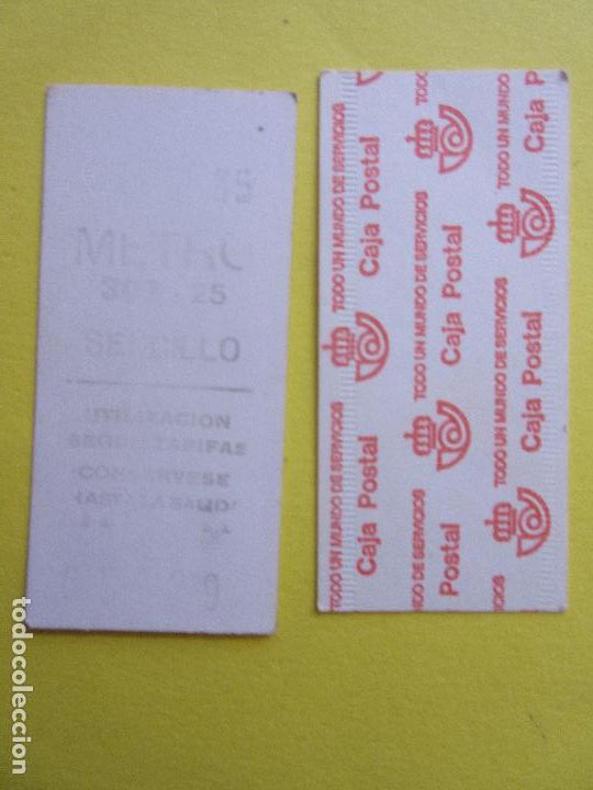 Collectables Transport Tickets: COLECCION METRO MADRID REFERENCIA: REFMM01 - BLANCO SENCILLO 307 - 25 - LEER INTERIOR CAJA POSTAL