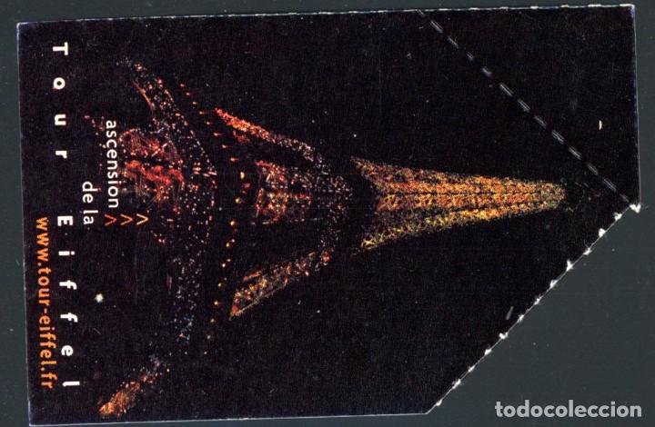 Sammeln von Fahrkarten: BILLETE DE ACCESO Y ASCENSOR A LA TORRE EIFFEL DE PARIS // S35