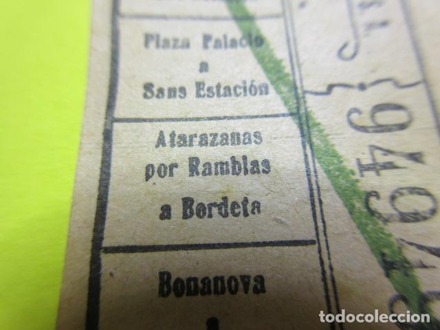 Collectionnisme Billets de transport: REF: VV-1234 - LOS TRANVIAS DE BARCELONA - VER FOTO TRAYECTOS TODOS DIFERENTES - CAPICUA 94949