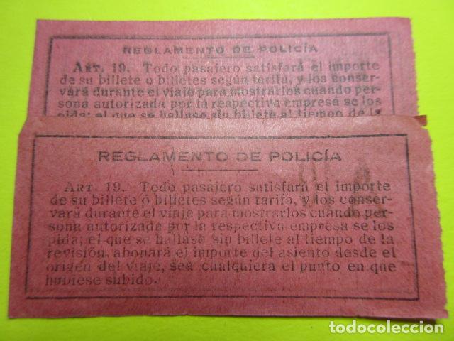 Collectionnisme Billets de transport: REF: VV-1234 - LOS TRANVIAS DE BARCELONA - VER FOTO TRAYECTOS TODOS DIFERENTES - CAPICUA 48784 10401