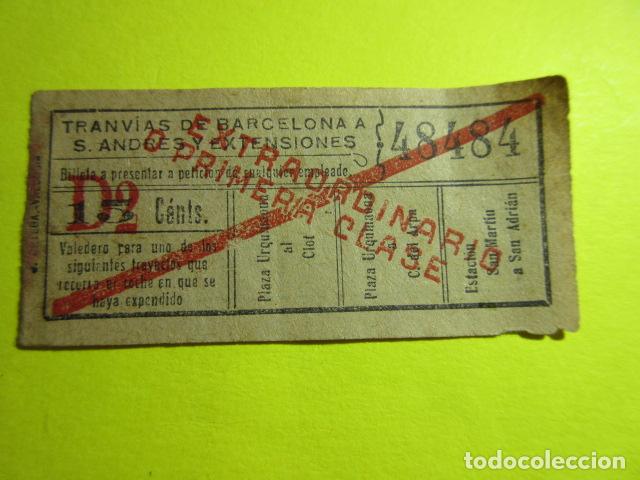 Colecionismos Bilhetes de Transporte: REF: VV-1234 - TRANVIAS SAN ANDRES EXTENSIONES - VER FOTO TRAYECTOS TODOS DIFERENTES - CAPICUA 48484