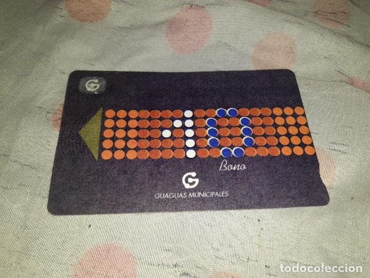 Colecionismos Bilhetes de Transporte: Antiguo bono tarjeta de autob&uacute;s guagua municipales las palmas gran canaria a&ntilde;o 2001
