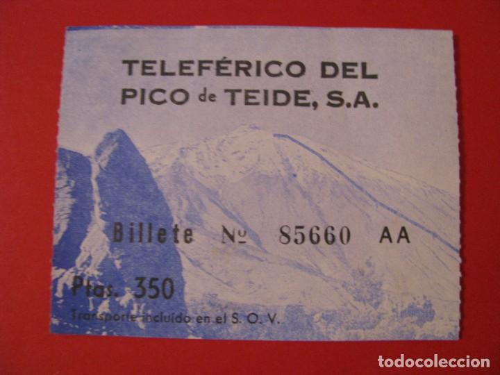 Collectables Transport Tickets: BILLETE DE TELEF&Eacute;RICO DEL PICO DE TEIDE, S. A.