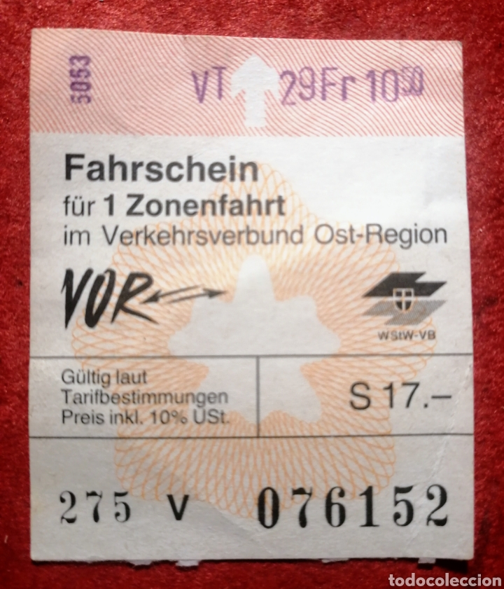 Collectables Transport Tickets: BILLETE AUTOB&Uacute;S. AUSTRIA. ENVIO INCLUIDO.