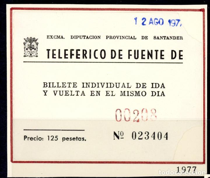 Sammeln von Fahrkarten: BILLETE DE TELEFERICO DE FUENTE DE / / LG9-28