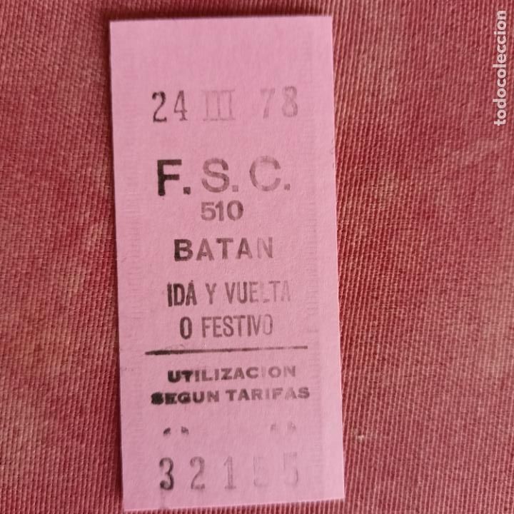 Collectables Transport Tickets: REFERENCIA REFMM01 METRO MADRID - MODELO F.S.C. CARABANCHEL ROSA IDA VUELTA BATAN