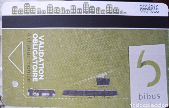 Collectionnisme Billets de transport: MEDIDAS DE FUNICULAR BIBUS. FRANCIA