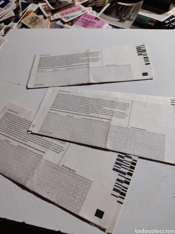 Coleccionismo billetes de transporte: 9 billetes de tren - Foto 4