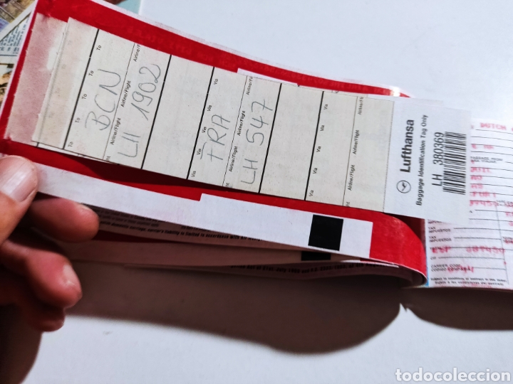 Coleccionismo billetes de transporte: Billete de pasaje ticket de equipaje - Foto 5
