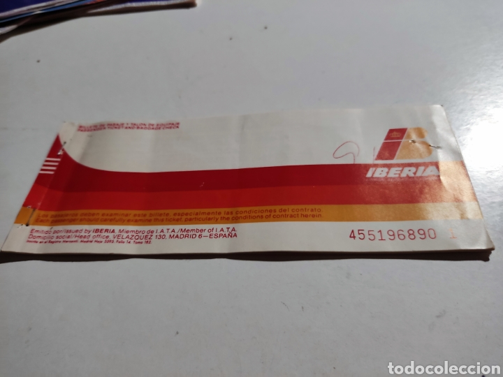 Coleccionismo Billetes de transporte: Billete de pasaje y tal&oacute;n de equipaje varios destinos