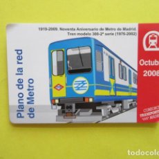 Coleccionismo Billetes de transporte: METRO MADRID EDICION OCTUBRE 2008 PLANO GUIA FERROCARRIL TRANVIA AUTOBUS PLANO Z CARD. Lote 352844194