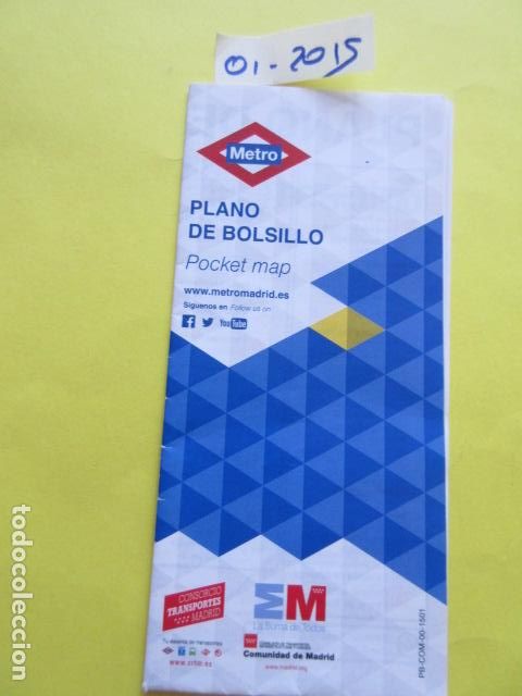 Sammeln von Fahrkarten: METRO MADRID EDICION ENERO 2015 PLANO GUIA FERROCARRIL TRANVIA AUTOBUS