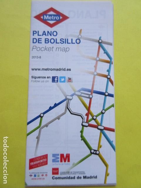 Sammeln von Fahrkarten: METRO MADRID EDICION 8 - 2013 PLANO GUIA FERROCARRIL TRANVIA AUTOBUS