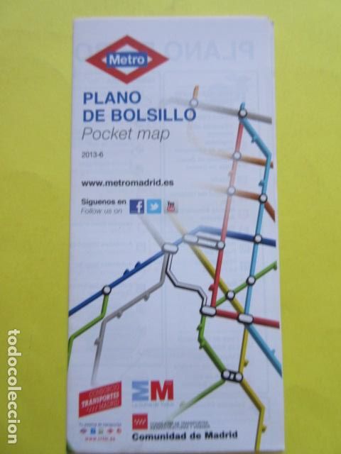 Sammeln von Fahrkarten: METRO MADRID EDICION 6 - 2013 PLANO GUIA FERROCARRIL TRANVIA AUTOBUS