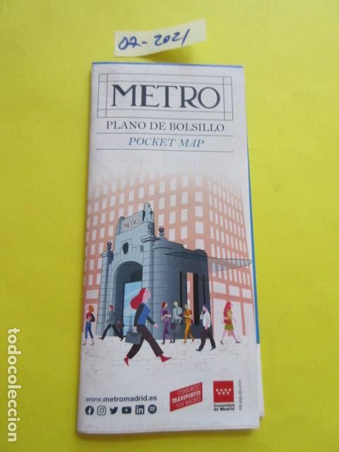 Coleccionismo Billetes de transporte: METRO MADRID EDICION JULIO 2021 - PLANO GUIA FERROCARRIL TRANVIA AUTOBUS