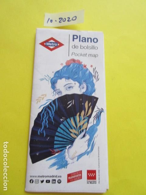 Coleccionismo Billetes de transporte: METRO MADRID EDICION OCTUBRE 2020 - PLANO GUIA FERROCARRIL TRANVIA AUTOBUS