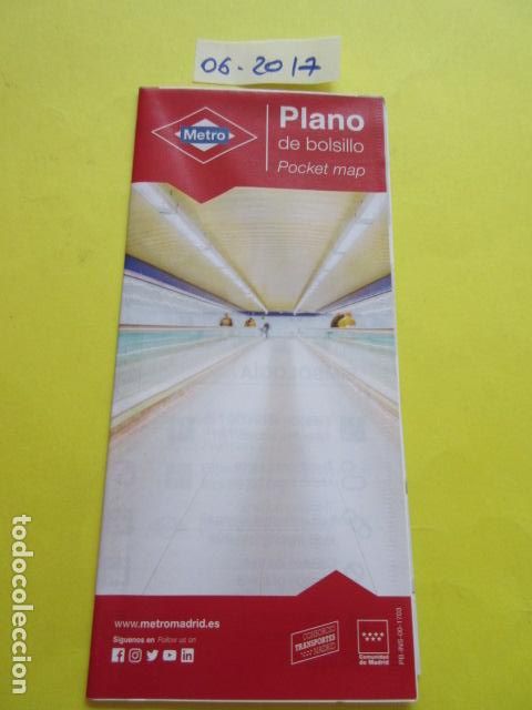 Coleccionismo Billetes de transporte: METRO MADRID EDICION JUNIO 2017 - PLANO GUIA FERROCARRIL TRANVIA AUTOBUS