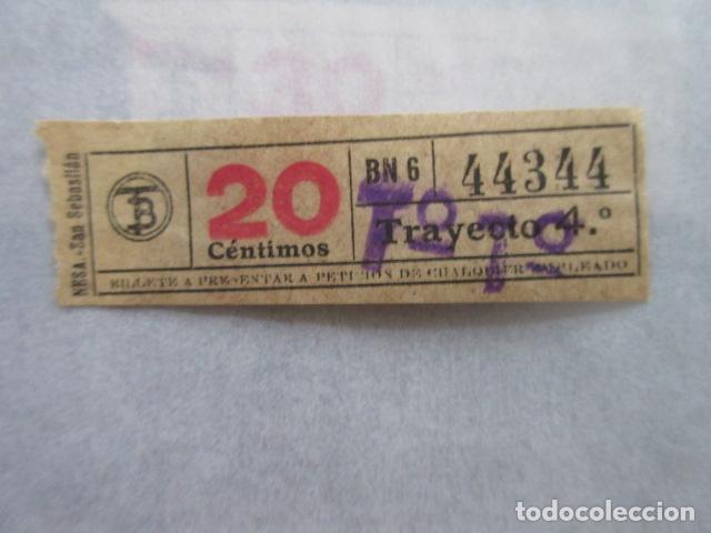 Coleccionismo Billetes de transporte: BILLETE CON SELLO DE TRAYECTO 1 - CAPICUA 44344