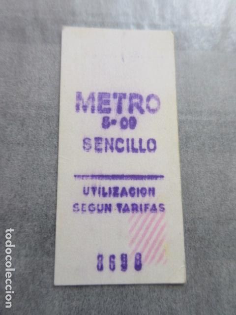 Collectables Transport Tickets: BILLETE METRO DE MADRID - PARADA S-09