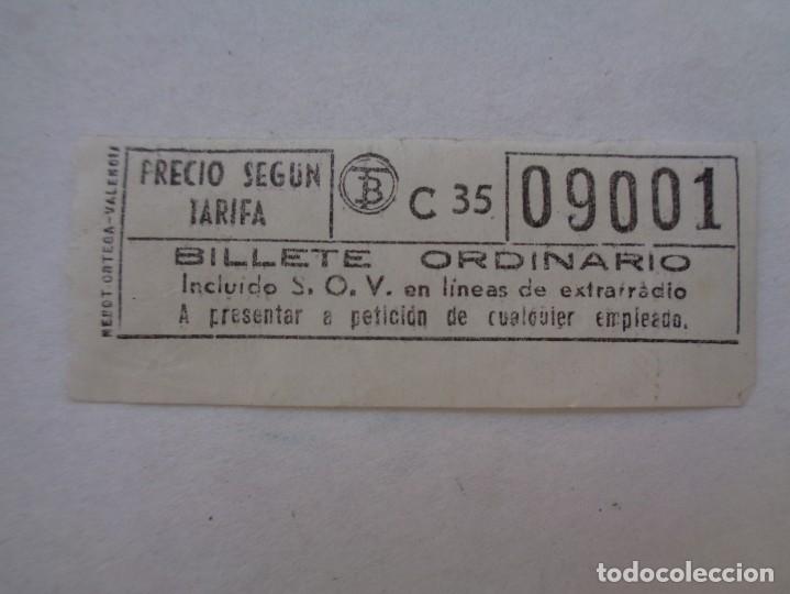 Collectables Transport Tickets: BILLETE ORDINARIO DE AUTOBUS , TRANSPORTES DE BARCELONA