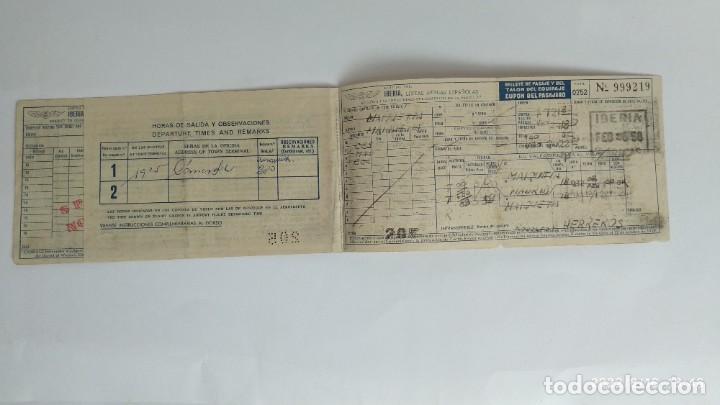 Coleccionismo billetes de transporte: Pasaje Iberia - Foto 2