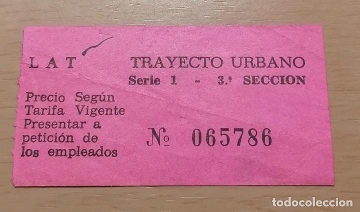 Colecionismos Bilhetes de Transporte: BILLETE TRANVIA MURCIA LAT A&Ntilde;OS 70