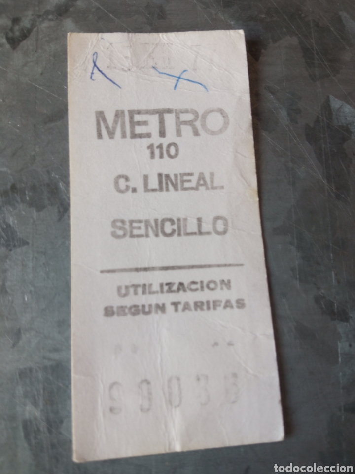 Collectables Transport Tickets: Billete metro Madrid, Ciudad Lineal , Sencillo , 1977