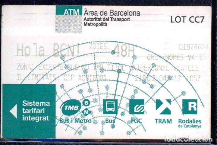 Coleccionismo Billetes de transporte: Tarjeta 86 # 7