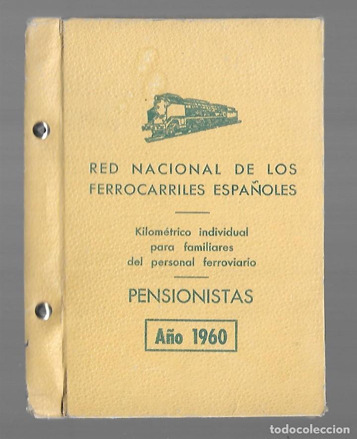 Collectionnisme Billets de transport: M38- KILOMETRICO INDIVIDUAL PENSIONISTA - A&Ntilde;O 1960