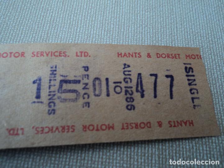 Sammeln von Fahrkarten: BILLETE DE TRANSPORTE DE LONDON ,(puede variar la numeracion)
