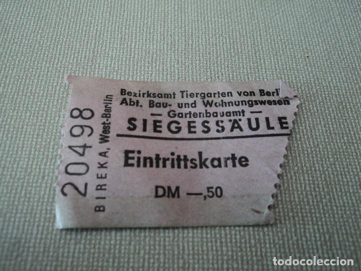 Collectionnisme Billets de transport: BILLETE DE TRANSPORTE DE BERLIN ,(puede variar la numeracion)