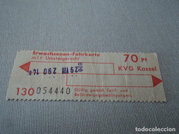 Sammeln von Fahrkarten: BILLETE DE TRANSPORTE DE ALEMANIA ,0,70 (puede variar la numeracion)