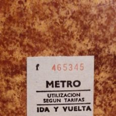 Colecionismos Bilhetes de Transporte: BILLETE DE METRO DE MADRID. Lote 362920275