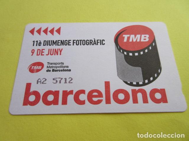 Collectionnisme Billets de transport: REF: COL_LBE01- TARJETA 11 DOMINGO FOTOGRAFICO 2002