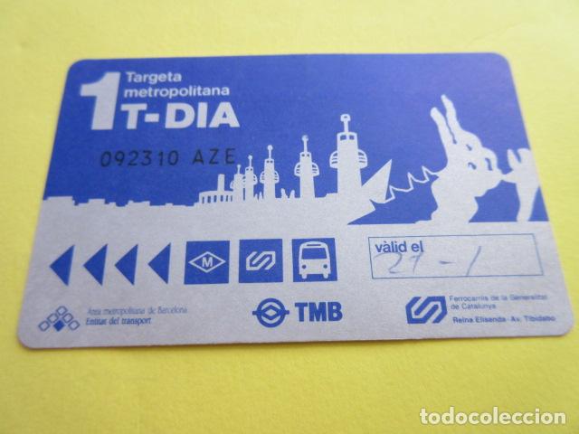 Collectionnisme Billets de transport: REF: COL_LBE01- TARJETA BARCELONA - 1996 D-DIA SERIE AZE VER LOGOS Y SITUACION RECUADRO FECHA