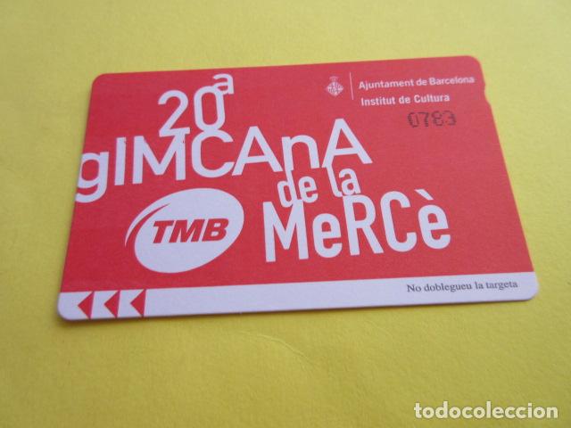 Coleccionismo Billetes de transporte: REF: COL_LBE01- TARJETA BARCELONA - COLECCION GINCANA - 20