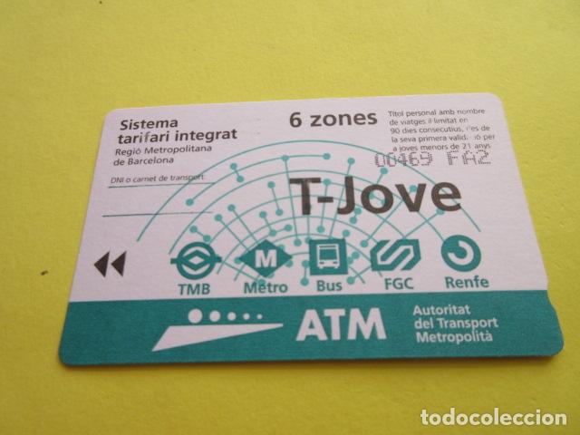 Colecionismos Bilhetes de Transporte: REF: COL_LBE01- COLECCION ATM - A&Ntilde;O 2002 - T-JOVE 6 ZONA