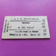 Coleccionismo Billetes de transporte: BILLETE RETIRO. Lote 366186556