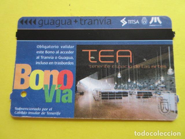 Collectables Transport Tickets: REF: COL_LBE01- COLECCION CANARIAS - TENERIFE - GUAGUA + TRANVIA LETRA NEGRA