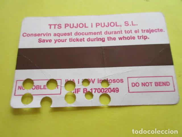 Coleccionismo Billetes de transporte: REF: COL_LBE01- COLECCION - TRANSPORTES PUJOL I PUJOL