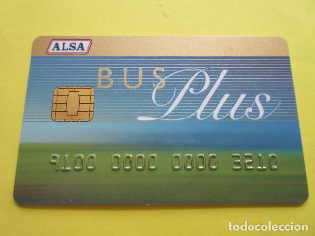 Coleccionismo billetes de transporte: REF: COL_LBE01- COLECCION ALSA - PLASTICO - BUS PLUS MODELO 1 - Foto 1