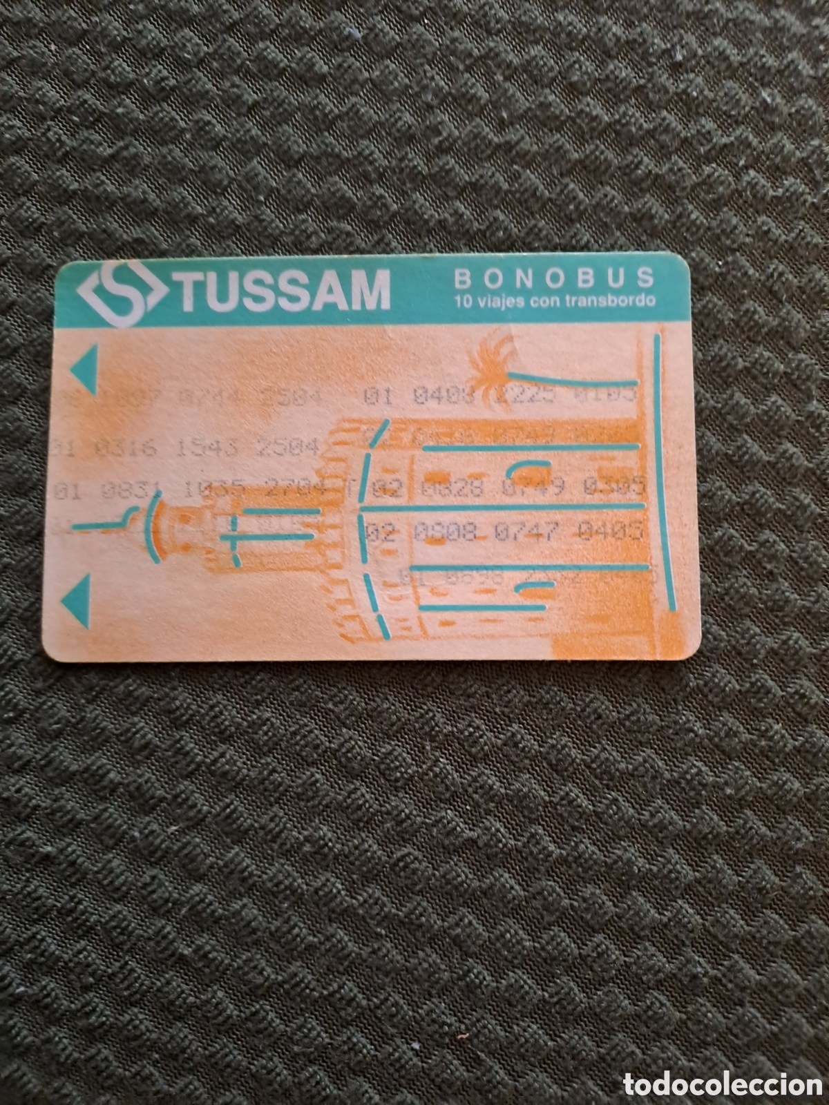 Collectionnisme Billets de transport: TARJETA BONOBUS TUSSAM EMPRESA TRANSPORTE SEVILLA TRASERA 1